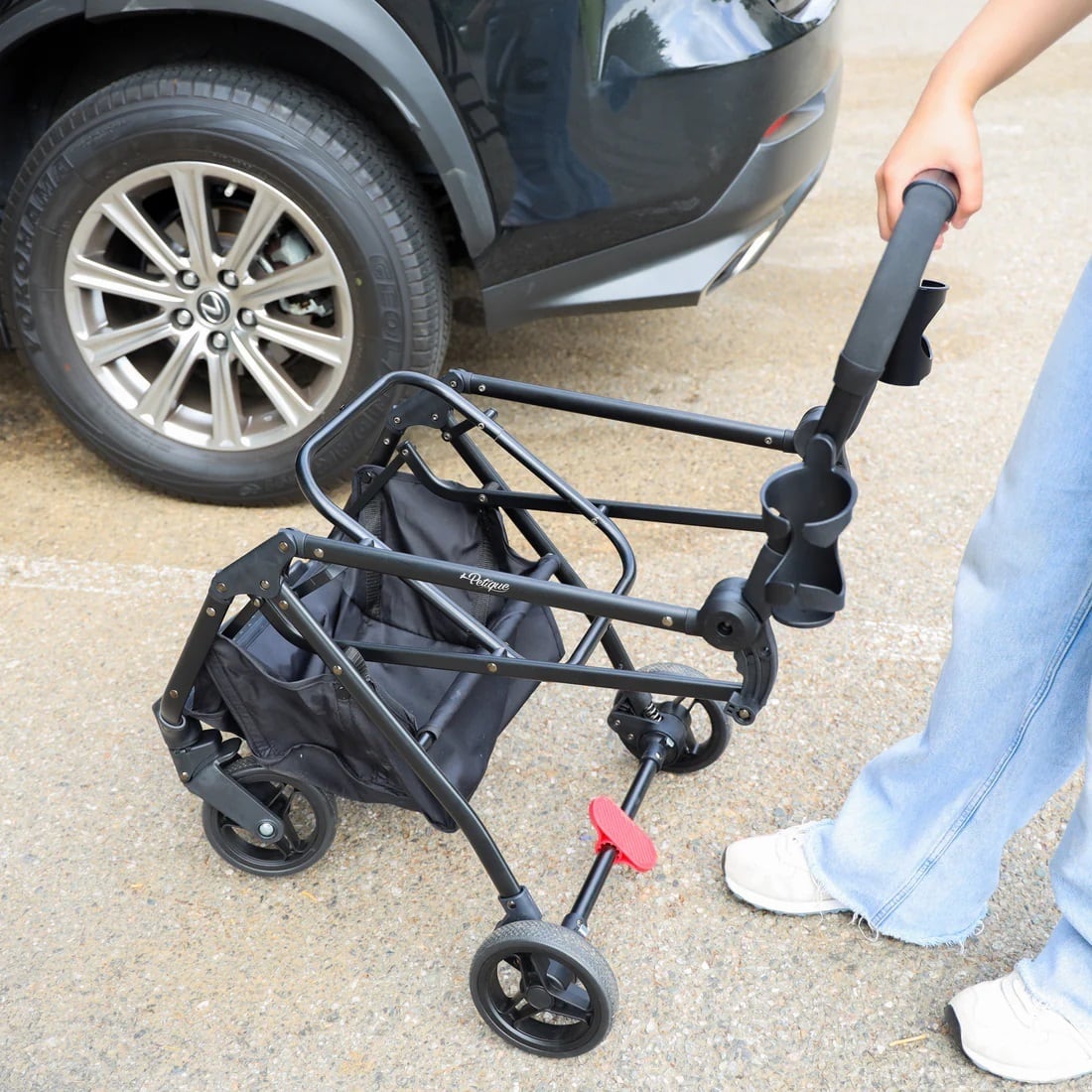 Petique ペティーク 3-in-1 ペットストローラー ペットカート ペット