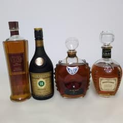 国内産ブランデー サントリー＆ニッカ XO、VSOP(特級3本含) 4本セット